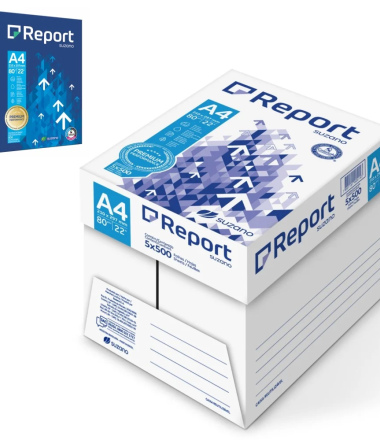 Report Photo Copy Paper - 80GSM, A4 (5 Ream / Box)