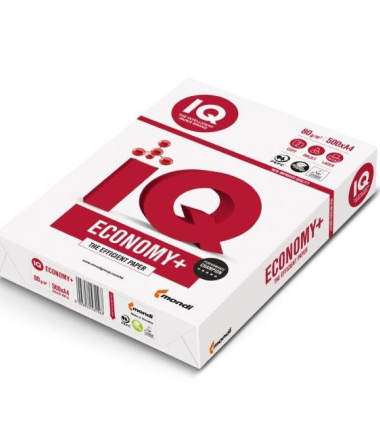 Mondi IQ Economy+  A4 paper, 80 GSM, one Ream of 500 sheets