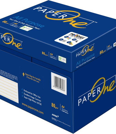 PaperOne™ All Purpose Premium Copy Paper, 80 GSM, A4 Size, 5 reams per Carton Box