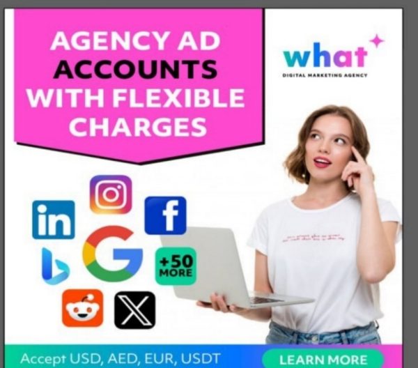 Agency ad account with flexible charges